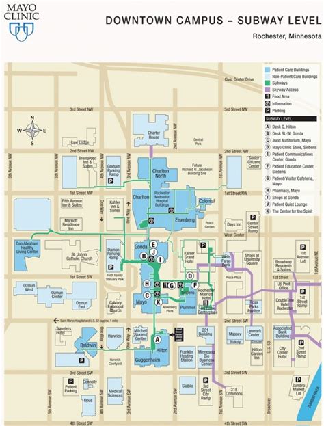 Mayo Campus Map – Bestinthesw - Mayo Clinic Florida Map | Printable Maps