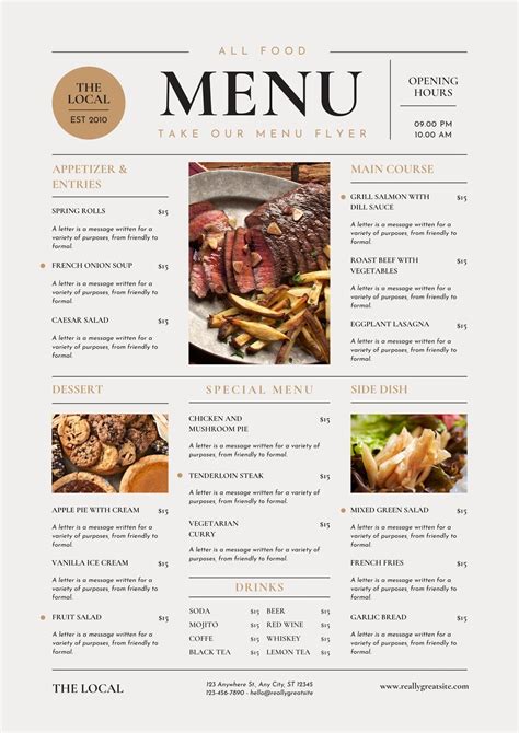 Free, customizable, delectable cafe menu templates | Canva