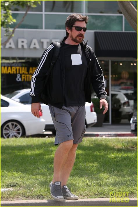 Photo: christian bale steps out in his workout gear for a meeting 19 | Photo 3632315 | Just ...