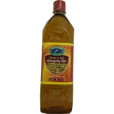 SRI MURUGAN COOKING GINGELLY OIL-1L – Amman Household Supplies Pte Ltd