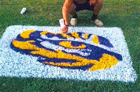 LSU Tiger Eye Stencil XL Includes Paint - Etsy