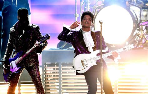 Bruno Mars headlines Prince tribute at the Grammy Awards