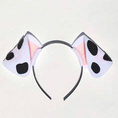 DIY Felt Dalmatian Ears (Free ear template included!) | Diy dalmation ears, Felt diy, Dalmatian