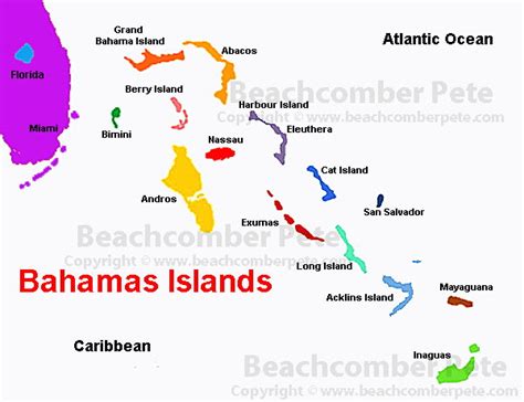 Map Of The Bahamas Islands – Map Of California Coast Cities