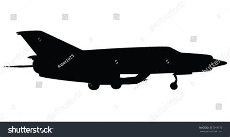 Small Plane Vector Silhouette Stock Vector (Royalty Free) 267248735 ...