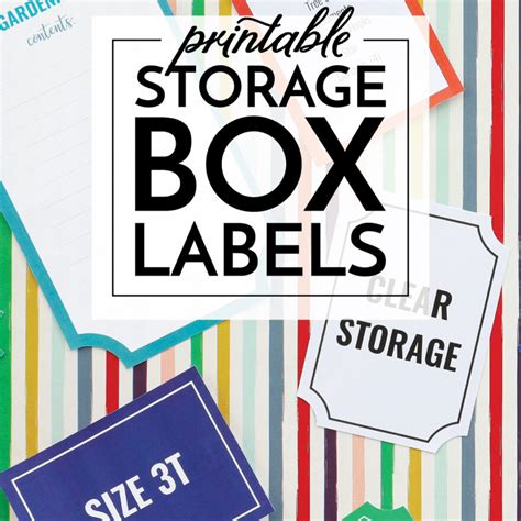 Printable Storage Box Labels | The Homes I Have Made