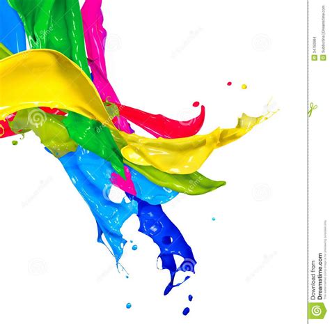 Colorful Paint Splashes | Paint splash, Rainbow colors art, Colorful abstract painting