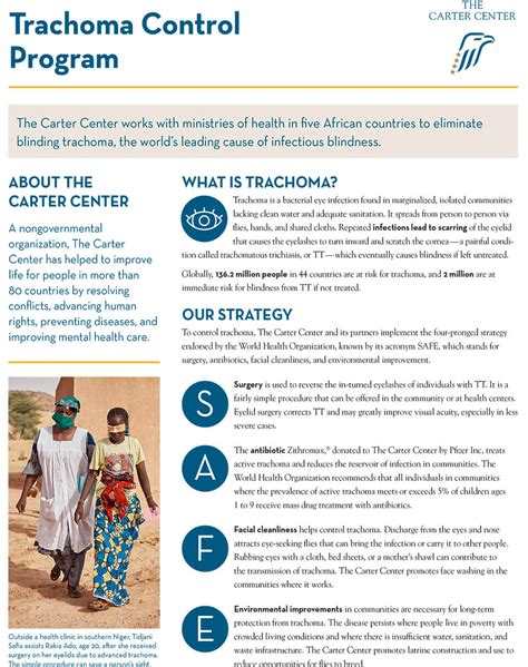 Trachoma | Carter Center Trachoma Control Program