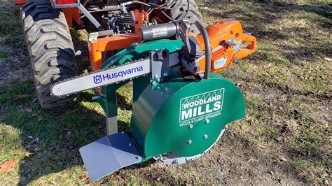 PTO driven stump grinder for small tractors | OrangeTractorTalks - Everything Kubota