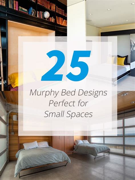 25 Murphy Bed Designs Perfect for Small Spaces | Home Design Lover