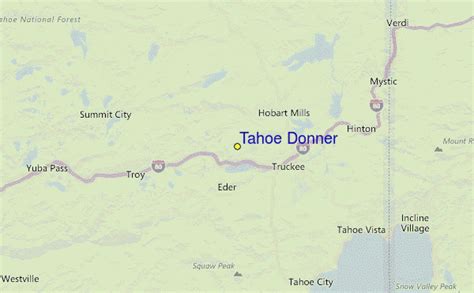 Tahoe Donner Ski Resort Guide, Location Map & Tahoe Donner ski holiday accommodation