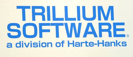 Logo Trillium Software Division Hartehanks Financial Editorial Stock Photo - Stock Image ...