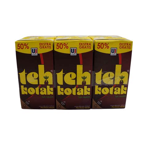 Ultrajaya Teh Kotak Tetra 6 pack 1800ml - Asian Pantry | Asian Grocery