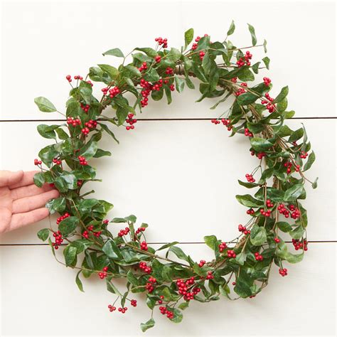 Artificial Mistletoe Wreath - New Items - Factory Direct Craft