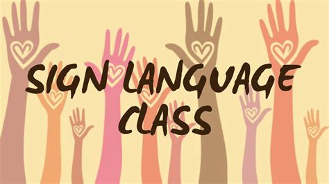 Sign Language Class - disAbility Resource Center