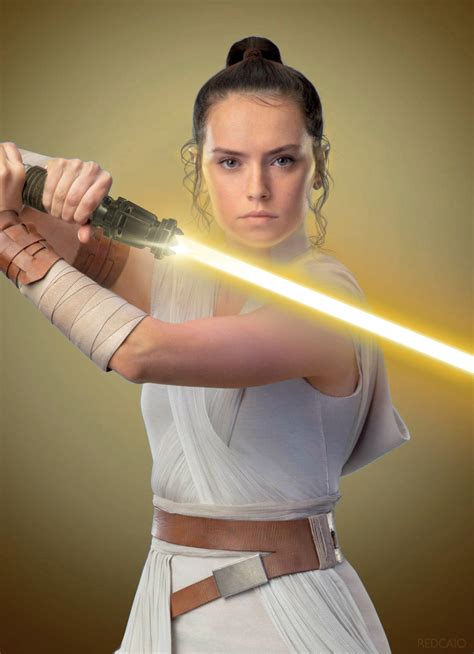 Rey with her new lightsaber [oc] : r/ReyOfLight