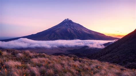 Mt Taranaki after sunset Happy New Year for all my friends! | Taranaki ...