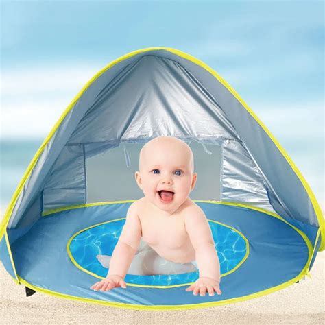 Aliexpress.com : Buy Baby Beach Tent Waterproof Pop Up Awning Tent Uv ...