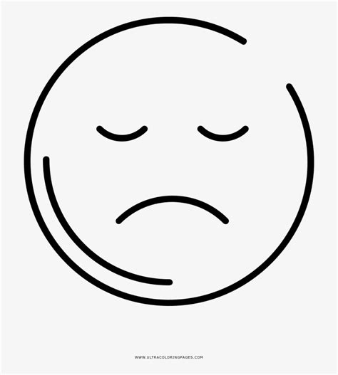 Sad Face Coloring Page Ultra Coloring Pages Png Frown - Smiley - Free Transparent PNG Download ...