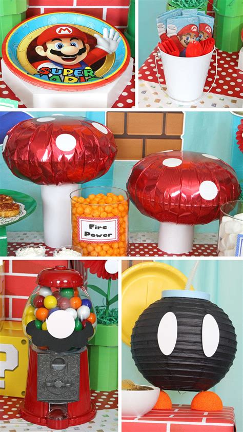 Super Mario Bros Party Decoration Ideas - Audrey Johnson Bruidstaart