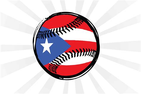 Puerto Rico Baseball Logo Svg