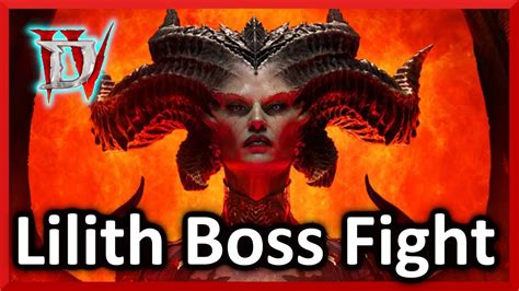 Lilith Boss Fight - Diablo 4 - YouTube