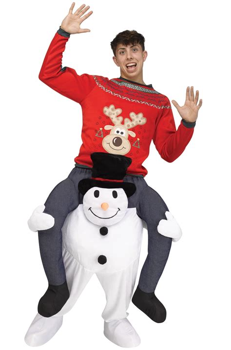 Carry Me Snowman Adult Costume - Walmart.com - Walmart.com