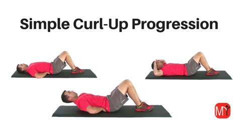 curl up exercise progressions | Exercise, Yoga stretches, Curls