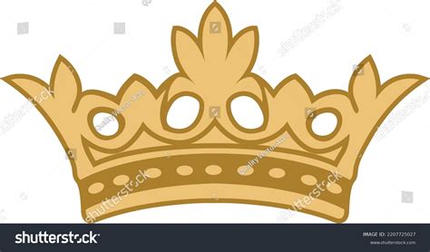 Crown Clipart Vector Illustration Stock Vector (Royalty Free) 2207725027 | Shutterstock