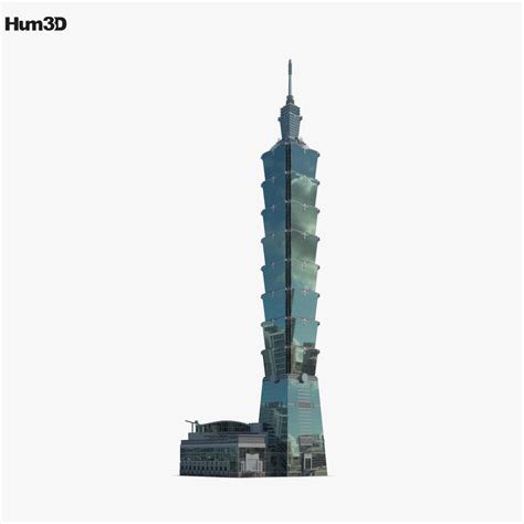 台北101 3D模型 - 下载 建筑物 on 3DModels.org