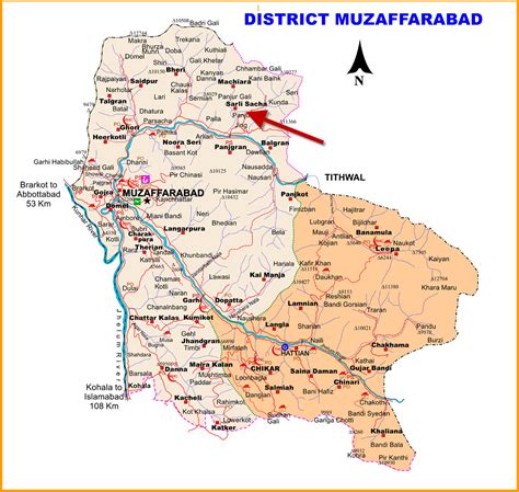 map-district-muzaffarabad-pakistan - Dispatch News Desk