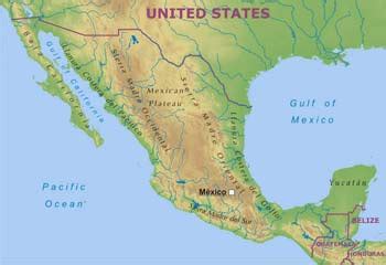 Sierra Madre Oriental Map - United States Map