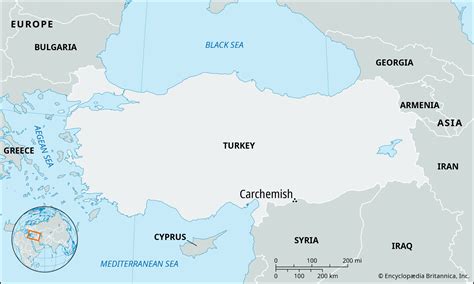 Carchemish | Ancient City, Hittite Empire, Euphrates River, & Map | Britannica