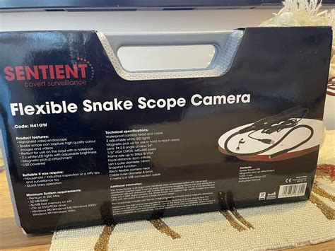 Sentient Flexible Snake Scope Camera-N41GW | Grelly UK