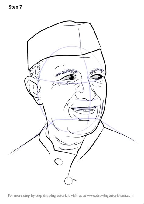 How To Draw Jawaharlal Nehru