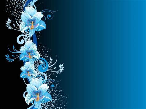 Blue Flowers Backgrounds - Wallpaper Cave