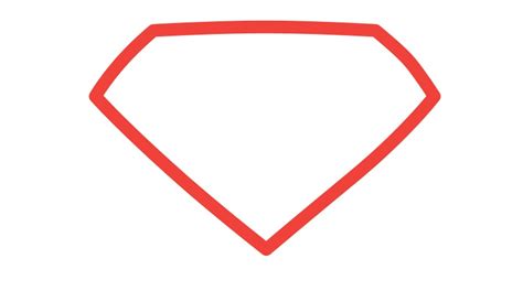 Superman Symbol Outline - ClipArt Best