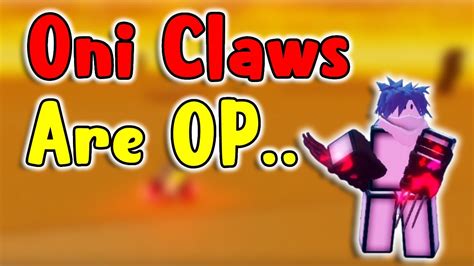 The New ONI CLAWS Are Broken..💀 Blade Ball (ROBLOX) - YouTube