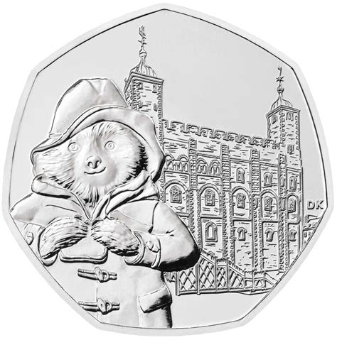 Fifty Pence 2019 Paddington Bear at the Tower, Coin from United Kingdom - Online Coin Club