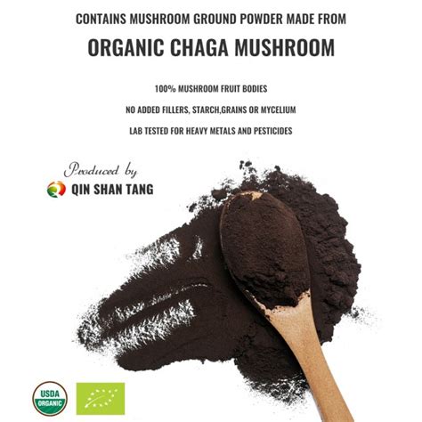 Organic Chaga Mushroom Ground Powder Wholesale - QIN SHAN TANG