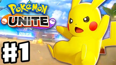 Pokemon Unite - Gameplay Walkthrough Part 1 - Intro and Standard Unite Battles! (Nintendo Switch ...