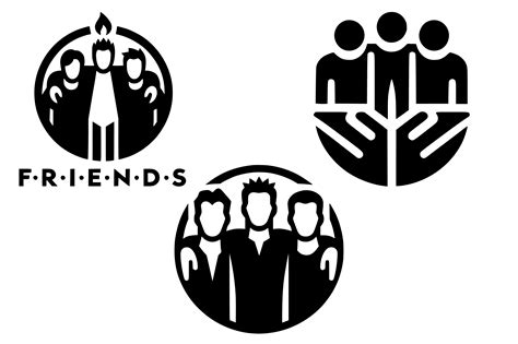 Friends Logo Icon Vector Illustration Graphic by Kanay Lal · Creative ...