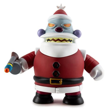 Futurama Robot Santa Claus "Naughty" Art Figure by Kidrobot | Kidrobot