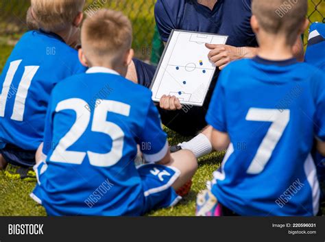 Coaching Kids Soccer. Image & Photo (Free Trial) | Bigstock