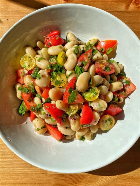 Marinated Butter Bean Salad - Tasty Simply Vegan