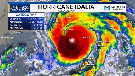 Hurricane Idalia is now a major Category 4 hurricane | WBTW