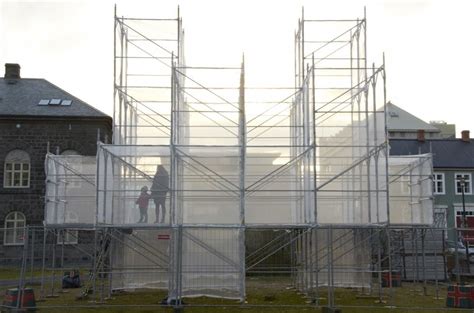 Gallery of Pixel Cloud Installation / UNSTABLE - 17 | Temporary architecture, Scaffolding ...