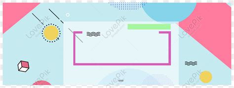 Free Memphis Banner Geometry PNG Image PNG & PSD image download - Lovepik