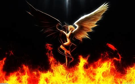 Angel and Demon Love Wallpapers - Top Free Angel and Demon Love Backgrounds - WallpaperAccess