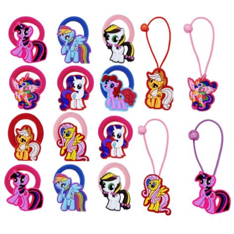 🌟SG Ready Stock🌟My Little Pony Character Design Hair Accessories Hair Ties Rubber Bands Elastic ...